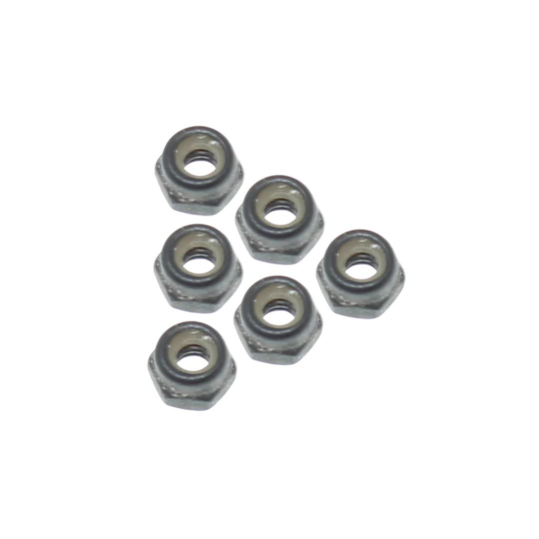 Ascent 18 2.5mm Steel Nylon Insert Locknuts (8pcs) [18038]