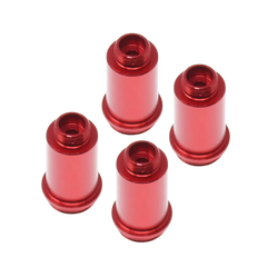 Ascent 18 Aluminum Shock Bodies Red (4pcs) [RER30381]