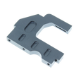 Metal mechanical component on a white background