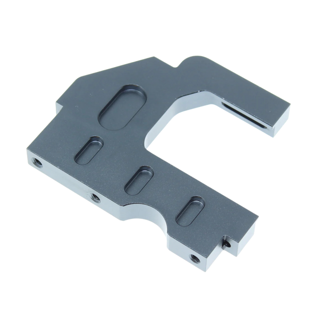 Metal mechanical component on a white background