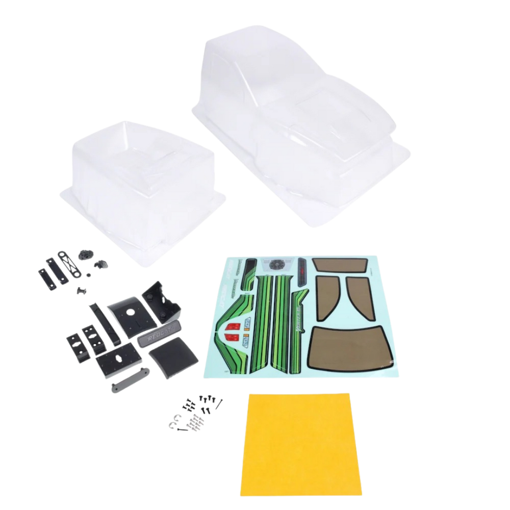 Redcat Vertex-10W Clear Body Kit W/ Mounts [RER43608]