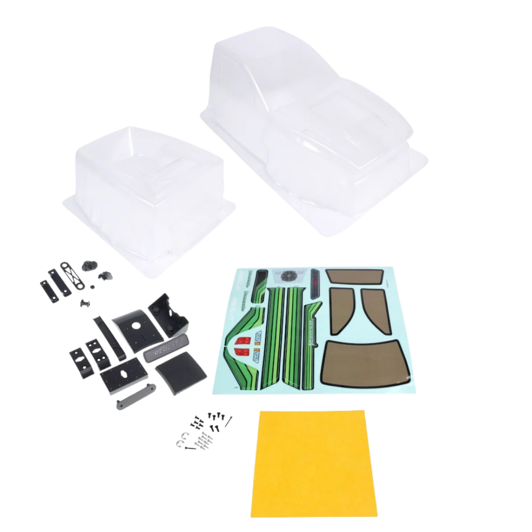 Redcat Vertex-10W Clear Body Kit W/ Mounts [RER43608]