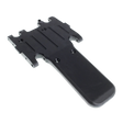 Black component on a white background