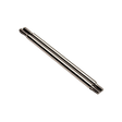 Two metal shafts on a white background