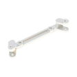 Metallic bracket on a white background