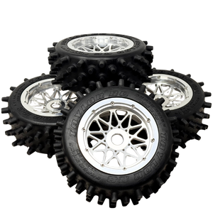 Taylor 195mm Spike Tyres mounted on RRC Billet Wheels (4pcs)