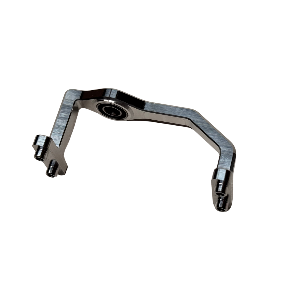 Taylor AGFRC billet servo horn support brace, angled view
