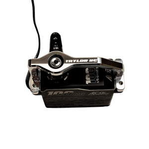 Taylor AGFRC billet servo horn support brace with Taylor RC branded servo horn