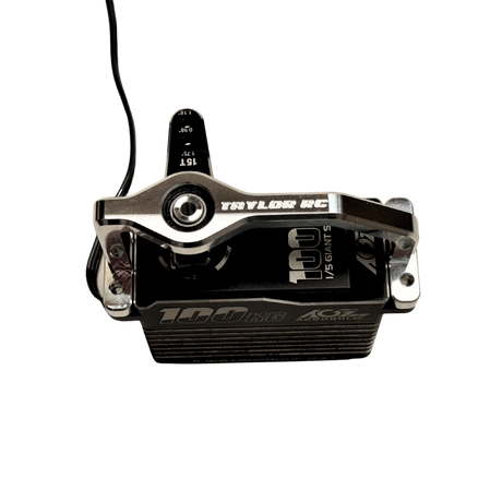 Taylor AGFRC billet servo horn support brace with Taylor RC branded servo horn