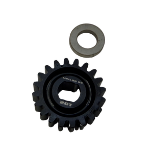 Taylor RC Blackbone pinion gear 20T in black with washer, for Losi 5ive, 5T 2.0 and MCD (for Blackbone bell only)