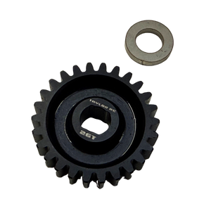 Taylor RC Blackbone pinion gear 26T in black with washer, for Losi 5ive, 5T 2.0 and MCD (for Blackbone bell only)