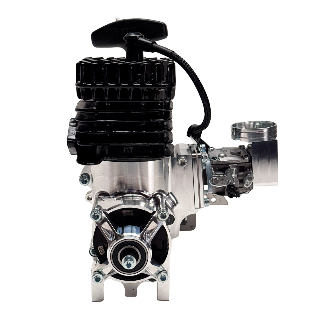 Engine on a white background