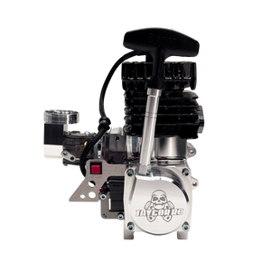 Engine with visible brand logo on a white background