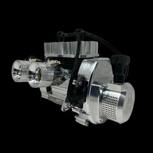 TAYLOR 70cc Billet Twin Cylinder RC Engine Complete Package