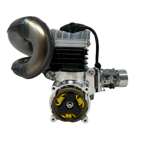 Motor engine on a white background