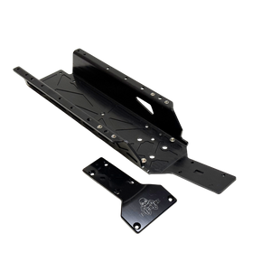 Black metal chassis for Baja 5B RC car