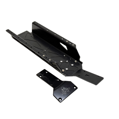 Black metal chassis for Baja 5B RC car