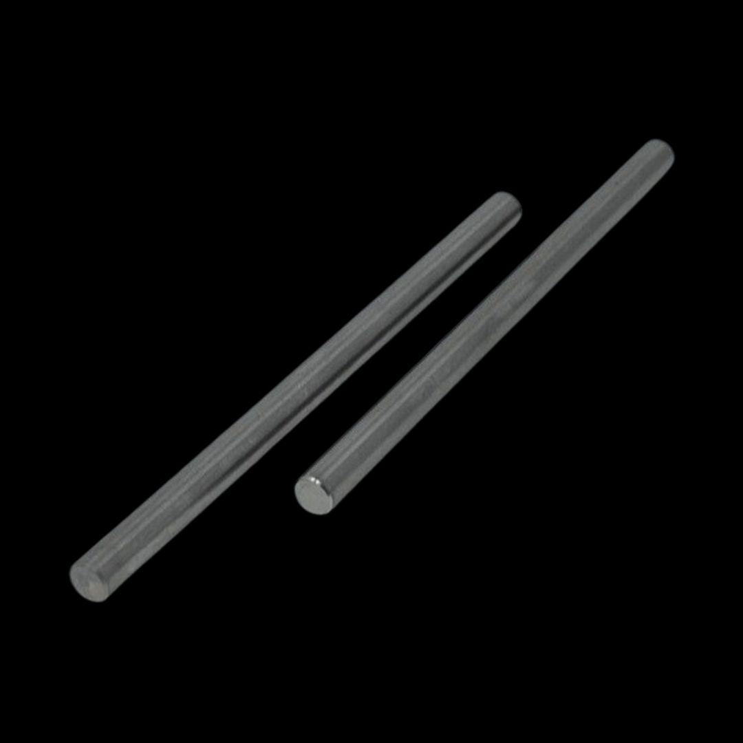 A pair of solid titanium pins for HPI Baja Rear upper suspension pivots.