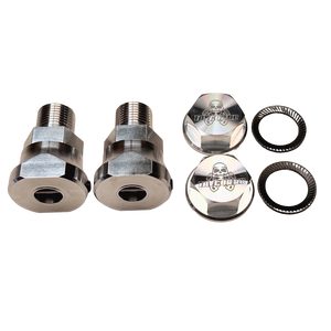 Taylor 1" Extended Baja Billet 24mm Wheel Hub Kit incl Billet Enclosed Nuts