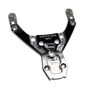 Metallic mechanical component with 'Taylor RC' branding on a white background