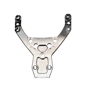 Metal bracket on a white background