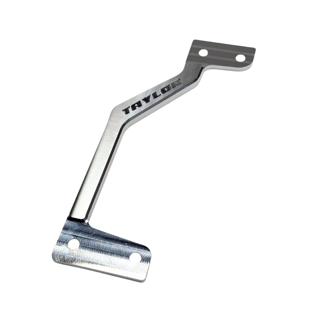 Metal bracket with 'Taylor' branding on a white background