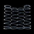 A set of four shock springs for remote control trucks.