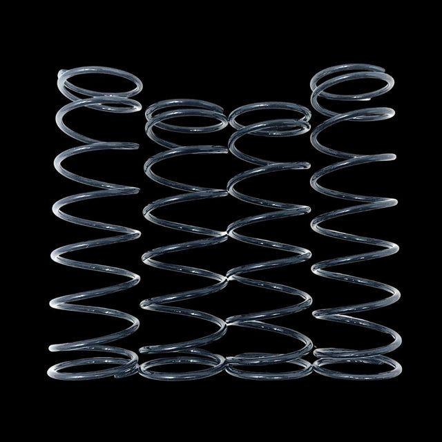 A set of four shock springs for remote control trucks.