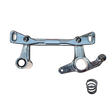 A silver metal suspension link assembly with a black coil spring, shown on a plain white background. The brand name 'TAYLOR' is embossed on the center bar.