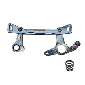 A silver metal suspension link assembly with a black coil spring, shown on a plain white background. The brand name 'TAYLOR' is embossed on the center bar.