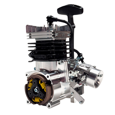 Engine component on a white background