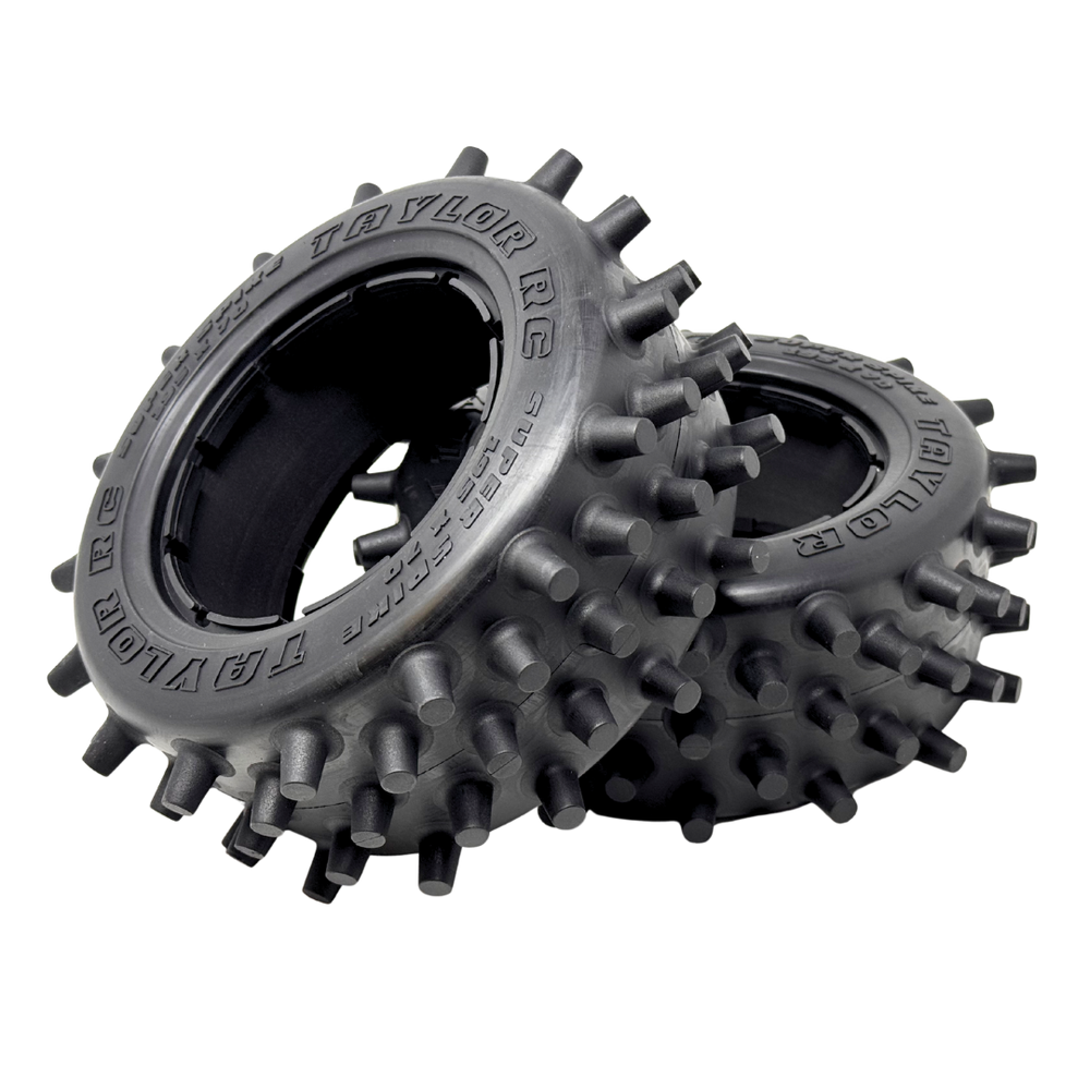 Taylor 195mm Super Spike Tyres with Foam Inserts (2pcs)