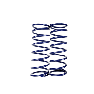 TZZ titanium front shock springs, 4.0mm hard, glacier blue