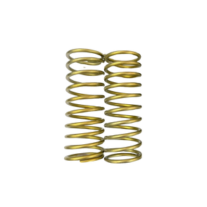 TZZ titanium front shock springs, 4.0mm mid in gold