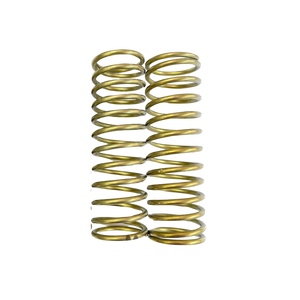 TZZ titanium rear shock springs, 4.0mm mid rate, gold