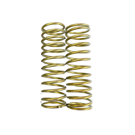 TZZ titanium rear shock springs, 4.0mm mid rate, gold
