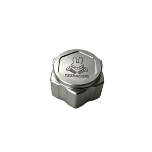 TZZ Racing fuel tank cap with engraved logo