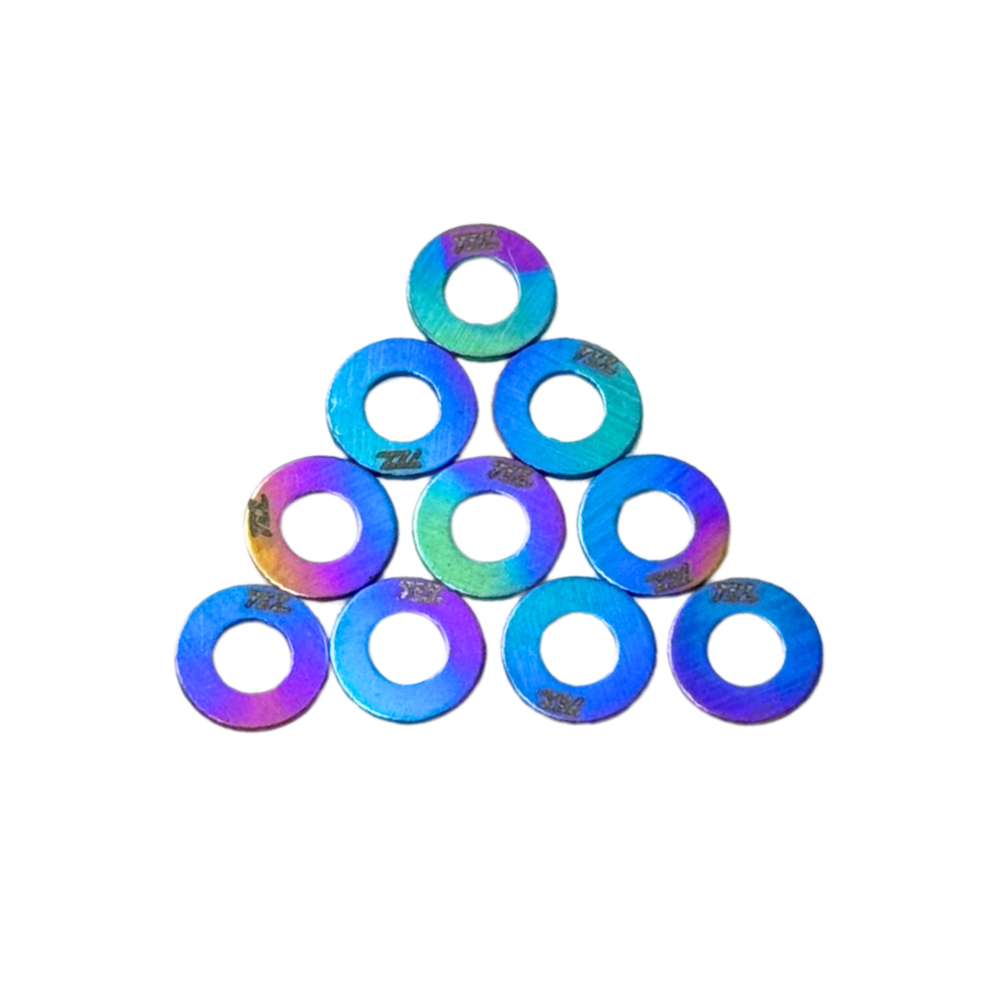 TZZ Titanium alloy Shim Rings Set (10pcs) M3-M6