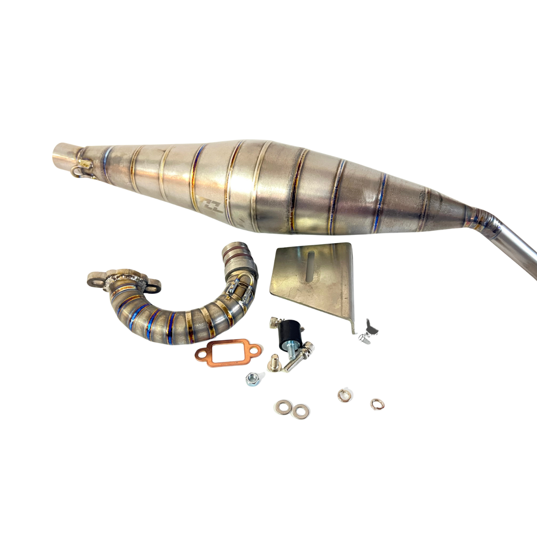 TZZ RACING Titanium Kraken Vesla 26-36cc Side Exhaust Pipe