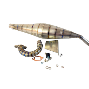 TZZ RACING Titanium Kraken Vesla 26-36cc Side Exhaust Pipe