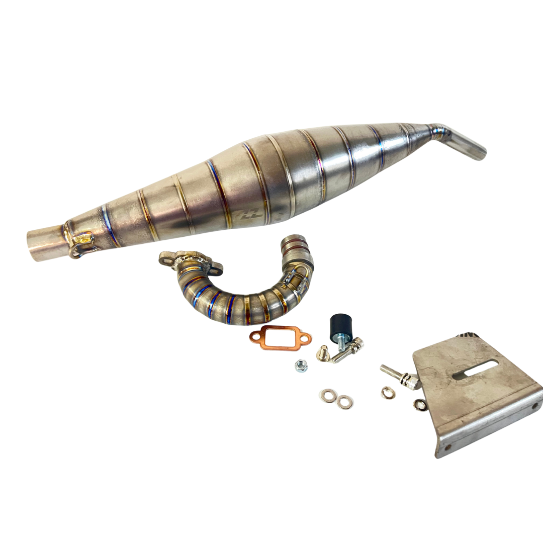 TZZ RACING Titanium Kraken Vesla 26-36cc Side Exhaust Pipe
