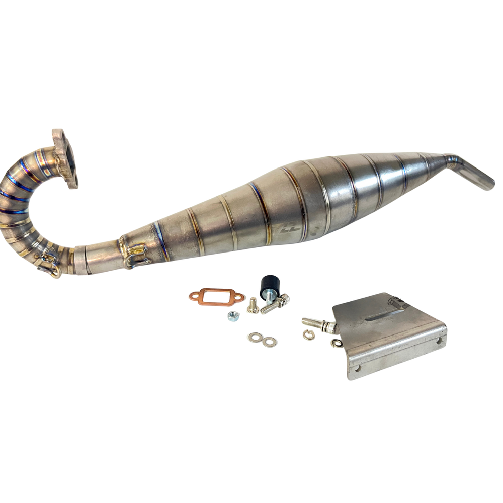 TZZ RACING Titanium Kraken Vesla 29-39cc Side Exhaust Pipe