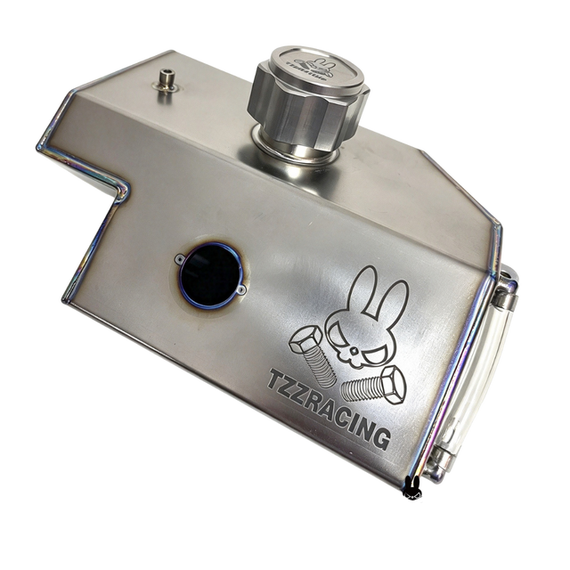 TZZ Racing titanium fuel tank for Losi 5IVE-T, 5IVE-T 2.0, 5IVE-TG 3.0 and TLR 5IVE-B, top view