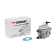 Fujiwara special edition carburetor with packaging and gasket on a white background