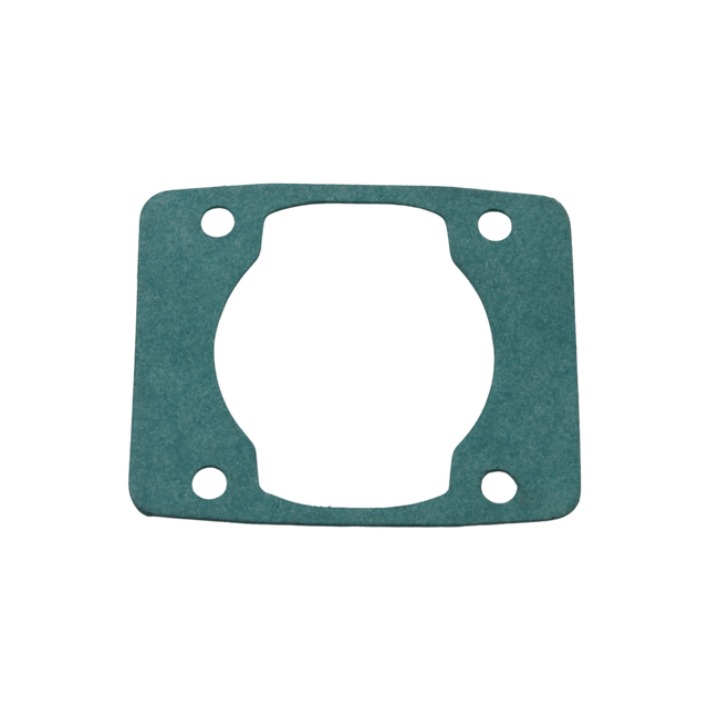 Green gasket on a white background